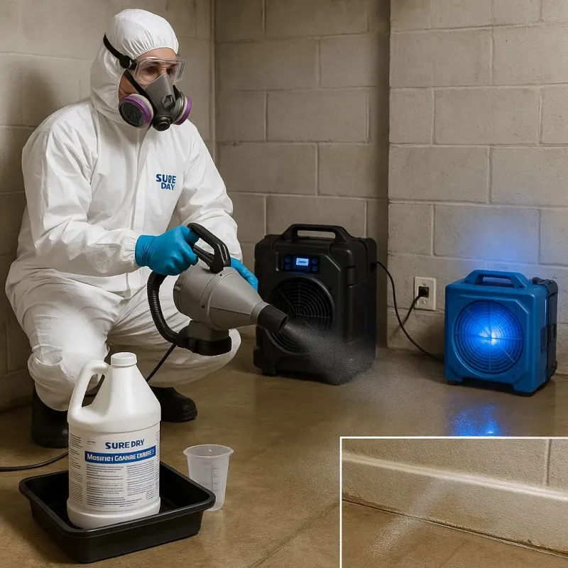 Sanitization and Odor Removal process in Capron, IL