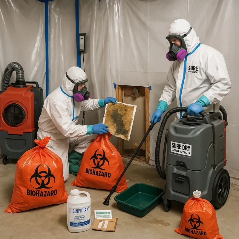 Contaminated Water Handling Protocols process in Capron, IL
